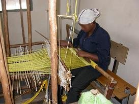 Tissage du coton éthiopien