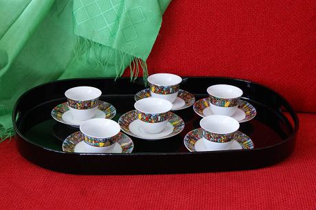 Service à Café en porcelaine ethiopien