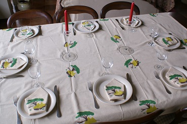 Nappe éthiopienne artisanale