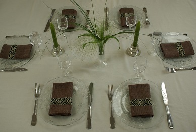 Serviettes de table equitables 