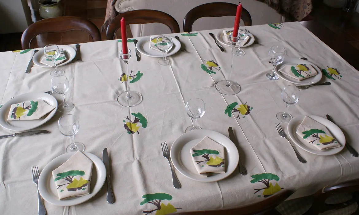 Nappe Toukoul coton éthiopien filé à la main et tissées à la main