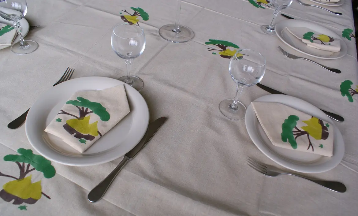 Nappe Toukoul coton éthiopien filé à la main et tissées à la main