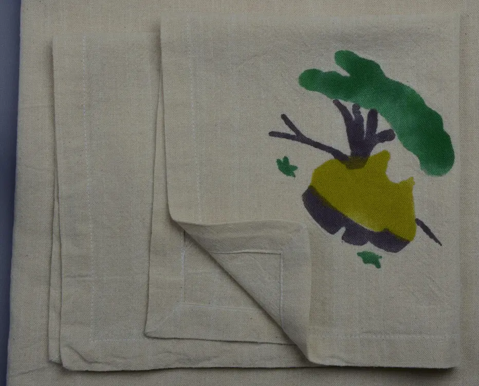 Nappe Toukoul coton éthiopien filé à la main et tissées à la main