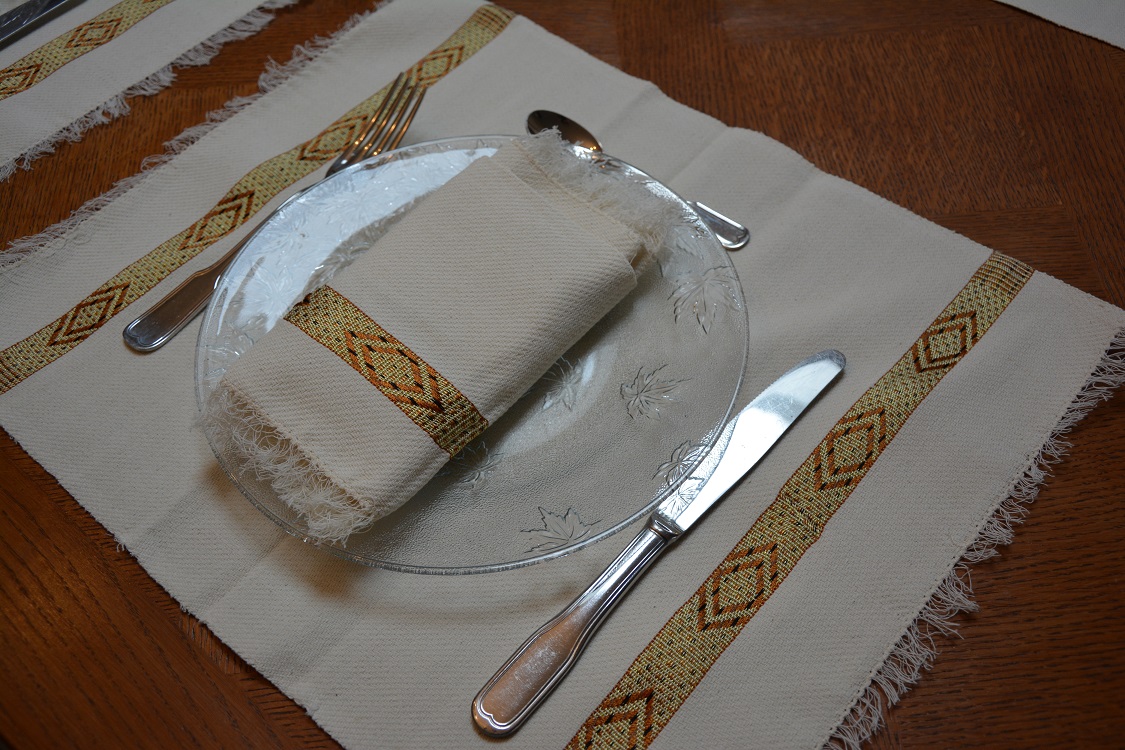 Sets et serviettes de table éthiopiens