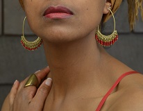 Boucles d'oreilles éthiopiennes uniques entièrement faites à la main