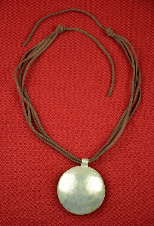 Collier éthiopien plaqué argent fait à la main