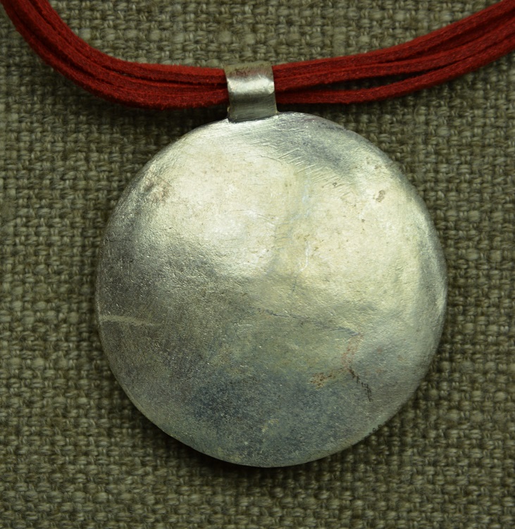 Collier plaqué argent  fait à la main