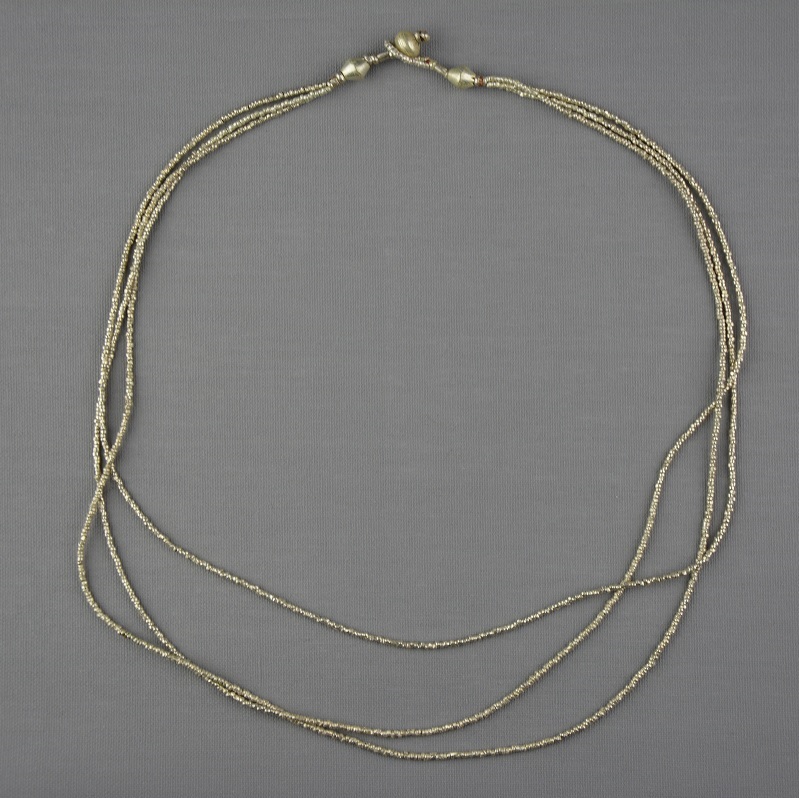Collier éthiopien plaqué argent fait à la main