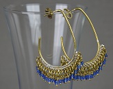 Boucles d'oreilles équitables ethiopiennes entièrement faites à la main
