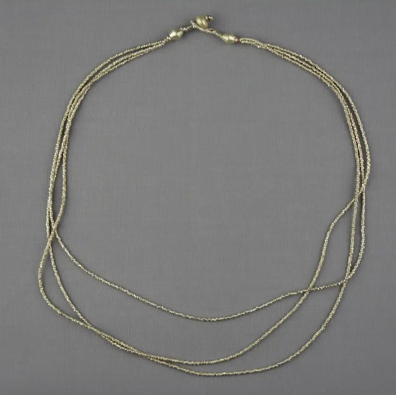 Collier équitable éthiopien Goba Argenté en matériaux recyclés