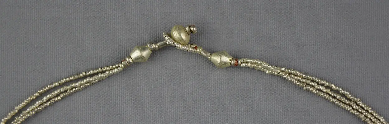 Collier équitable éthiopien Goba Argenté en matériaux recyclés