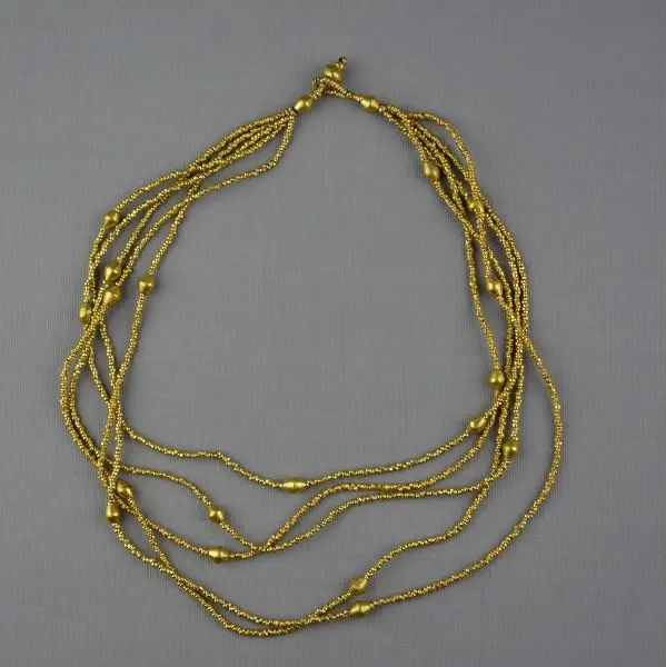 Collier éthiopien en laiton fait à la main