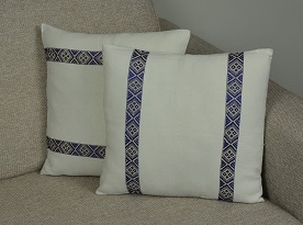 Housse de coussin éthiopienne en coton