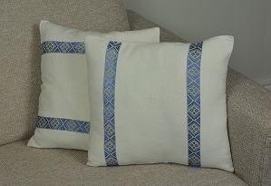 Housse de coussin éthiopienne en coton