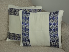 Housse de coussin éthiopienne en coton