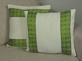 Housse de coussin éthiopienne en coton