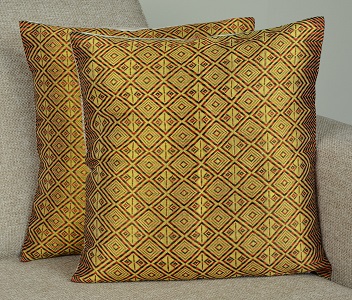 Housses de coussins en coton éthiopien filé à la main