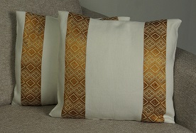 Housse de coussin éthiopienne en coton
