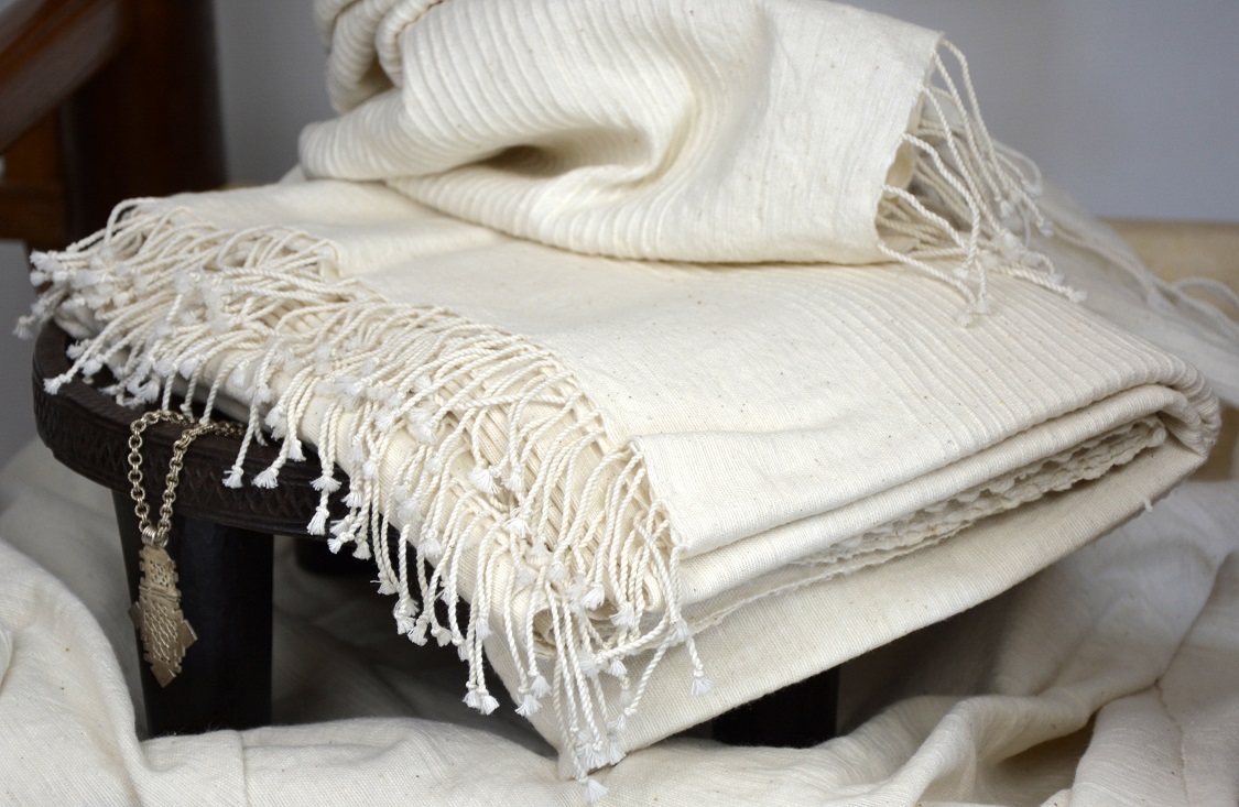 Jeté artisanal éthiopien en coton équitable