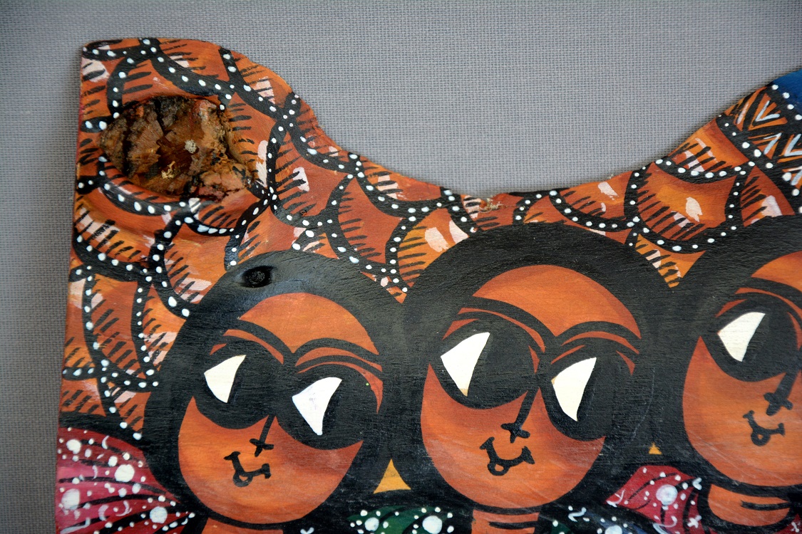 Peinture ethiopienne sur bois