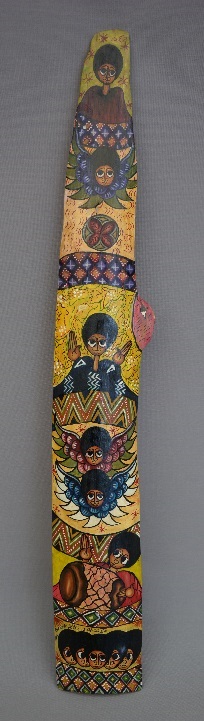 Peinture ethiopienne sur bois