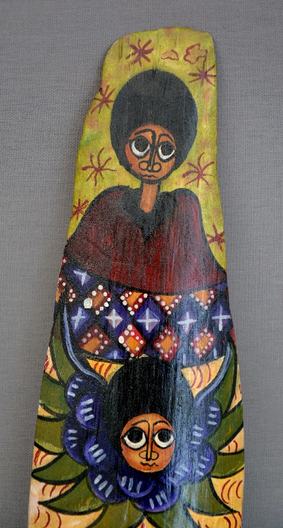 Peinture ethiopienne sur bois