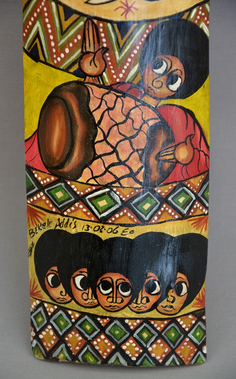 Peinture ethiopienne sur bois