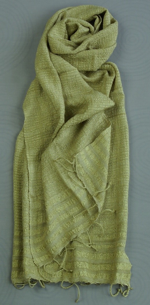 Echarpe ethiopienne equitable Elegance Sauge