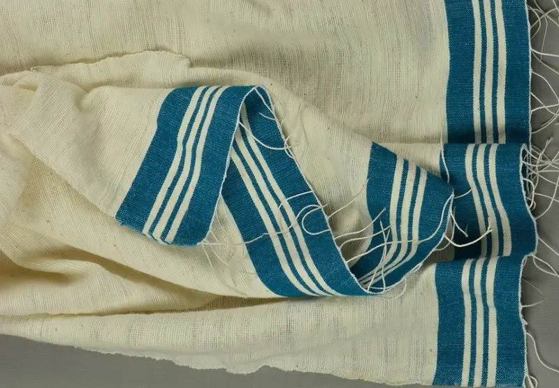 Echarpe Emeraude equitable en coton éthiopien filé à la main