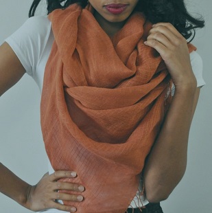 Etole Echarpe Foulard Cheche ethiopienne en lin