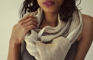 Etole Echarpe Foulard Cheche ethiopienne en lin