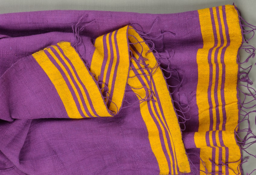 Echarpe éthiopienne en coton filé à la main