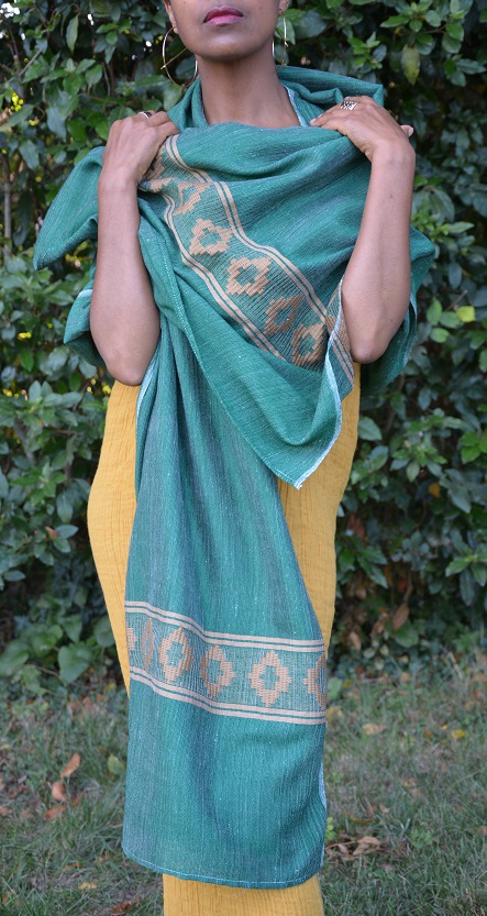 Echarpe en polyester equitable ethiopienne