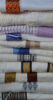 Echarpe éthiopienne artisanale