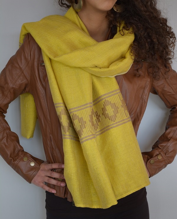 écharpe ethiopienne en polyester Meskel