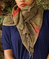 Echarpes ethiopiennes équitables en Rayonne, Lin, Laine