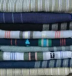 Echarpe équitable artisanale Urbaine en coton éthiopien