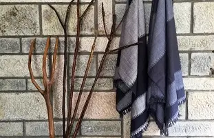 Echarpe éthiopienne artisanale Suave en pure laine tissée à la main