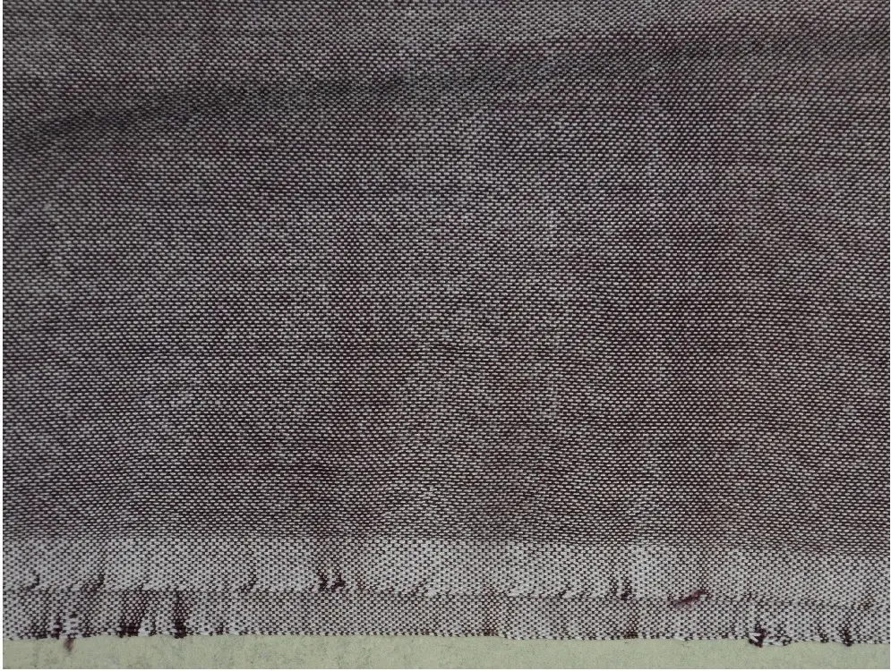 Echarpe éthiopienne Mauve en Rayonne & Polyester tissée à la main