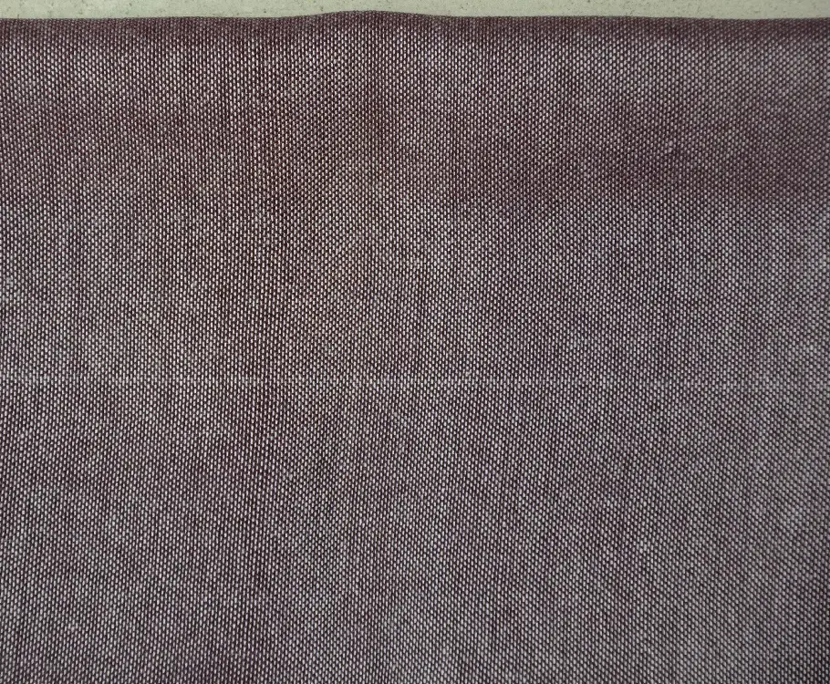 Echarpe éthiopienne Mauve en Rayonne & Polyester tissée à la main