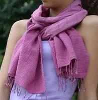 Les Silk Touch Echarpe artisanale éthiopienne en soie et coton