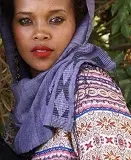 Les Ethnique Echarpe ethiopienne Ethnique composée de 100 % soie sauvage bio filée à la main
