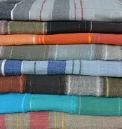 Danakil Echarpe éthiopienne artisanale Danakil composée de 10% de soie sauvage bio filée à la main et de 90% de coton éthiopien