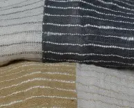 Silk Touch Collection Echarpe ethiopienne Silk Touch composée de 10 ou 25% de soie sauvage bio filée à la main et de 90 ou 75% de coton éthiopien