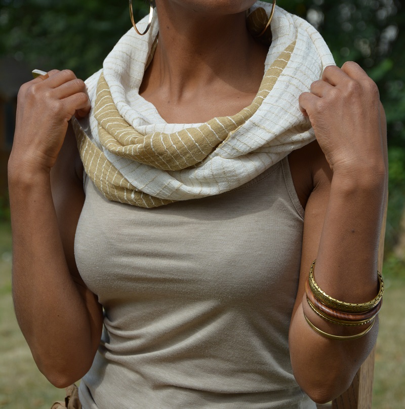 Echarpe équitable ethiopienne Silk Touch