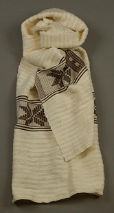 Echarpe éthiopienne artisanale en coton