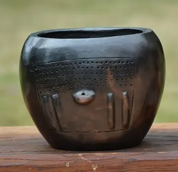 Repose nuque en poterie équitable éthiopienne