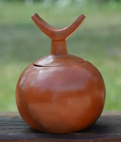 Repose nuque Wabe Shebele en poterie équitable éthiopienne