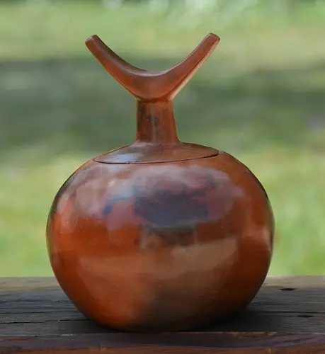 Repose nuque Wabe Shebele en poterie équitable éthiopienne