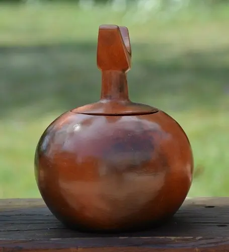 Repose nuque Wabe Shebele en poterie équitable éthiopienne